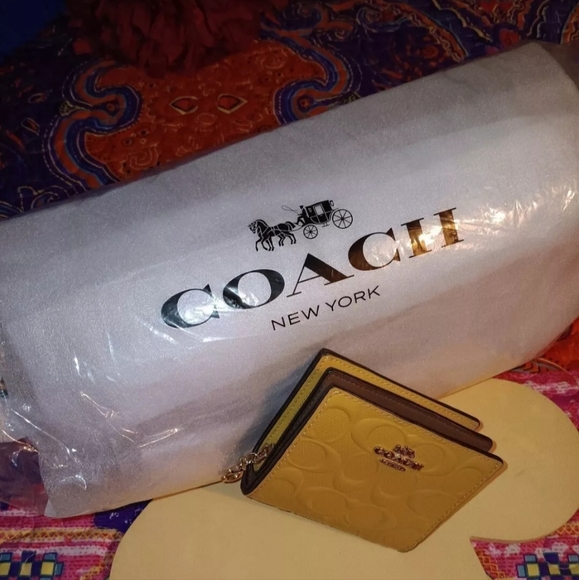 NEW! COACH MORGAN BAG IN SIGNATURE LEATHER & SNAP WALLET IN SIGNATURE LEATHER - Picture 7 of 7